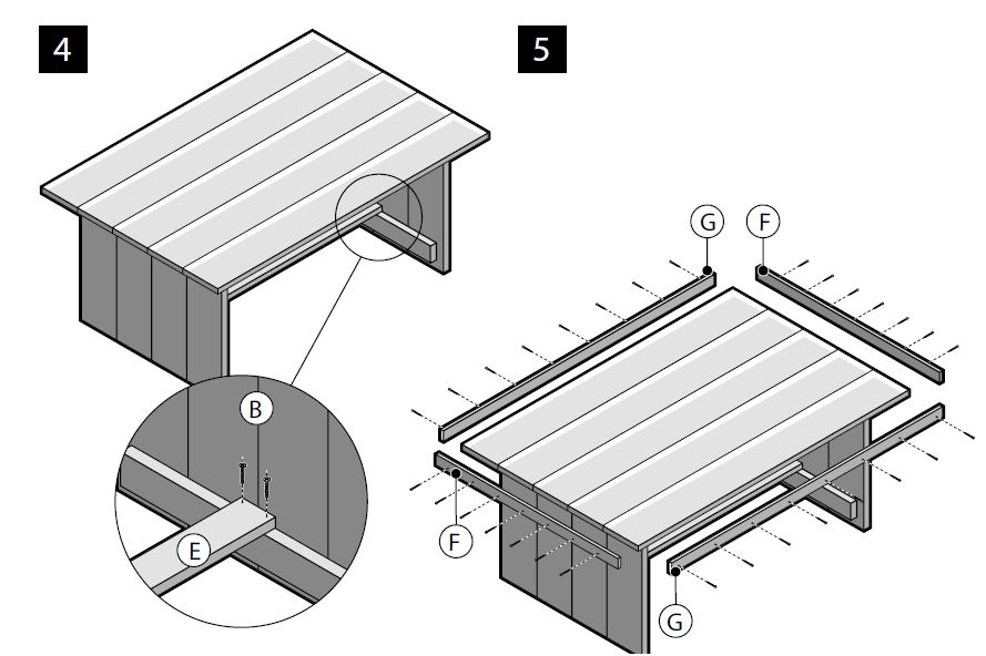 snelweg Miles Klagen Gratis bouwtekening voor tafels van steigerhout, tuintafels en eettafels. -  Bouwtekeningen voor steigerhout en pallets.