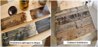 Met hout beitsen je het natuurlijke verouderingsproces van hout imiteren.