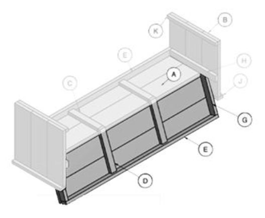 Tuinbank bouwtekening voor steigerhout, rugleuning maken Tuinbank bouwtekening voor steigerhout, rugleuning maken