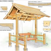 Tuinhuisje maken, bouwtekeningen voor een gazebo. Bouwtekening maken programma